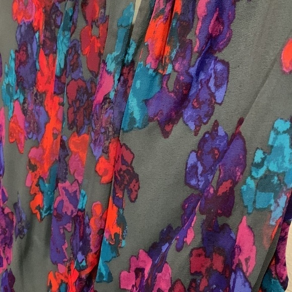 TIBI: 100% silk Genevieve Draped Dress - Picture 8 of 9